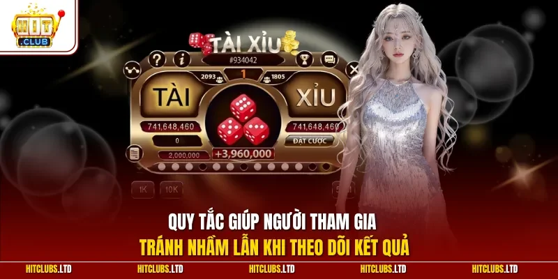 Quy tắc giúp người tham gia tránh nhầm lẫn khi theo dõi kết quả